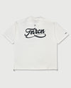 TNRCN SIGNATURE LOGO S/S MOCK NECK TEE WHITE