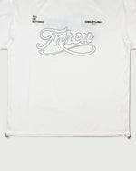 TNRCN SIGNATURE LOGO S/S MOCK NECK TEE WHITE
