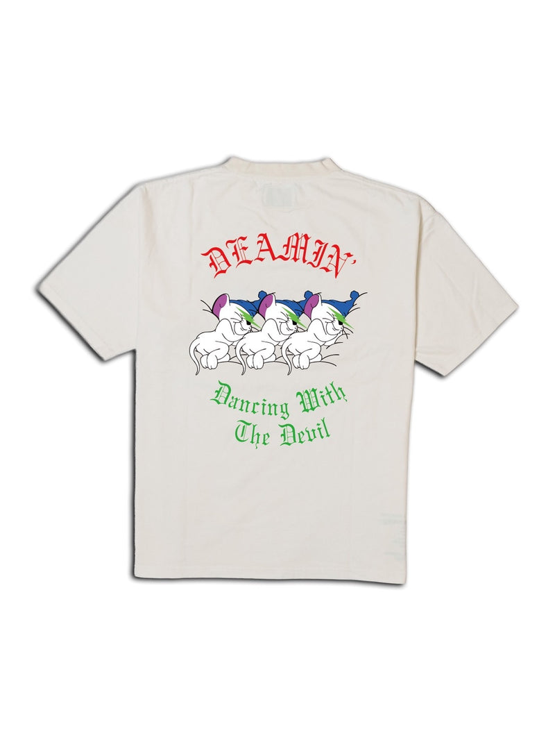 DREAMIN’ SHORT SLEEVE T-SHIRTS / WHITE