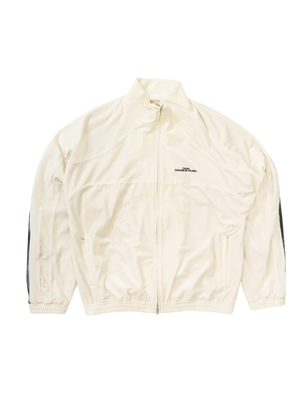 DOUBLE PUSH VELOR TRACK SUITS JACKET / IVORY