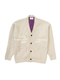 SHAGGY KNIT CARDIGAN / IVORY