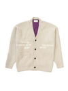 SHAGGY KNIT CARDIGAN / IVORY