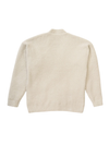 SHAGGY KNIT CARDIGAN / IVORY
