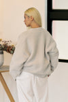 SHAGGY KNIT CARDIGAN / IVORY