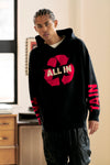 ALL IN KNIT HOODIE / BLACK
