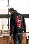 ALL IN KNIT HOODIE / BLACK