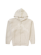 SHAGGY KNIT HOODIE / IVORY