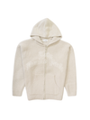 SHAGGY KNIT HOODIE / IVORY