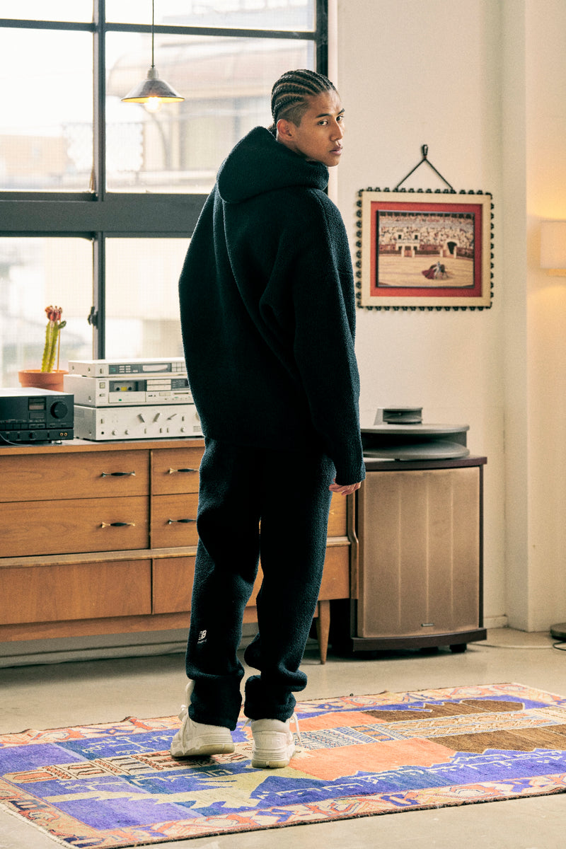 UNOF KNIT PANTS ふじあみ　Sサイズ　最終値下げ TAIN DOUBLEPUSH | SEDUCTION SHAGGY KNIT EASY PANTS / BLACK | パンツ