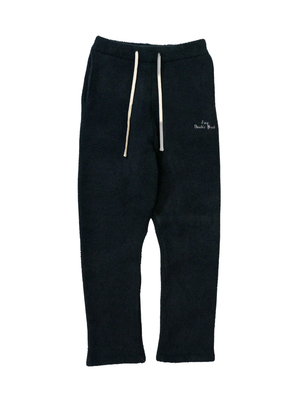 SEDUCTION SHAGGY KNIT EASY PANTS / BLACK