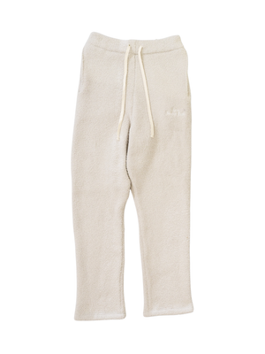 SEDUCTION SHAGGY KNIT EASY PANTS / IVORY
