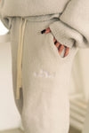 SEDUCTION SHAGGY KNIT EASY PANTS / IVORY