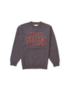 HIGH STAKES CREW NECK KNIT / GRAY