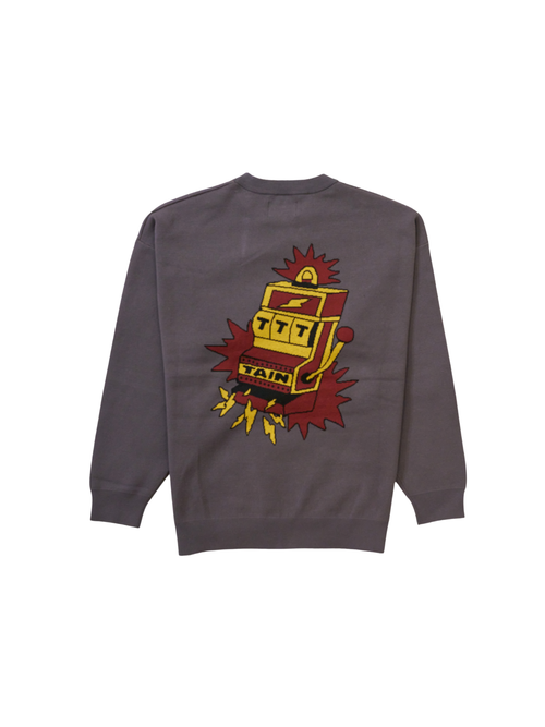 HIGH STAKES CREW NECK KNIT / GRAY