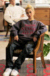 HIGH STAKES CREW NECK KNIT / GRAY
