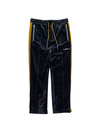 DOUBLE PUSH VELOR TRACK PANTS / BLACK
