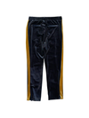 DOUBLE PUSH VELOR TRACK PANTS / BLACK