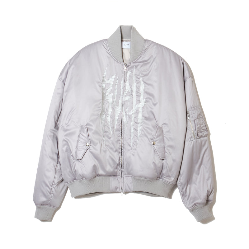 ジャケット・アウター TAIN DOUBLE PUSH MA-1 DOUBLE PUSH MA-1 JACKET / GRAY – TAIN DOUBLEPUSH