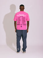 DOUBLE PUSHER SHORT SLEEVE T-SHIRTS PINK