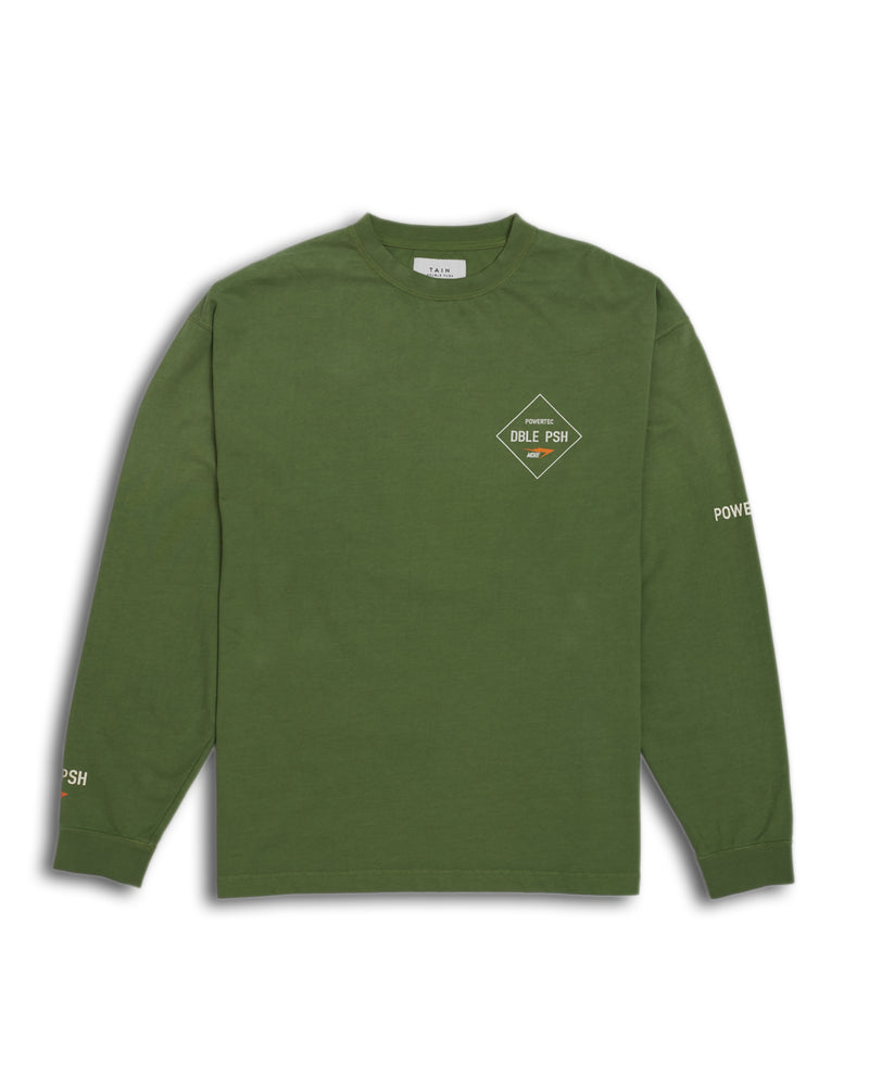 DOUBLE UP LONG SLEEVE T-SHIRTS KHAKI