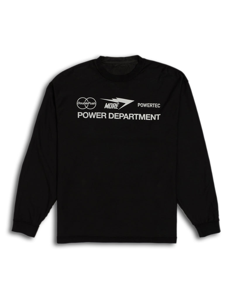 DOUBLE UP LONG SLEEVE T-SHIRTS BLACK