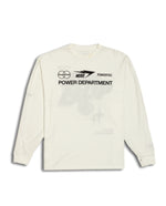 DOUBLE UP LONG SLEEVE T-SHIRTS WHITE