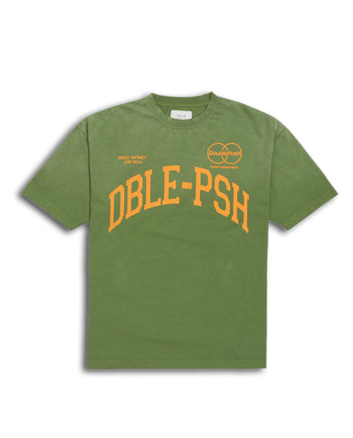トップス TAIN DOUBLE PUSH GAME SHIRTS KHAKI DBLE PUSH SHORT SLEEVE T-SHIRTS KHAKI – TAIN DOUBLEPUSH