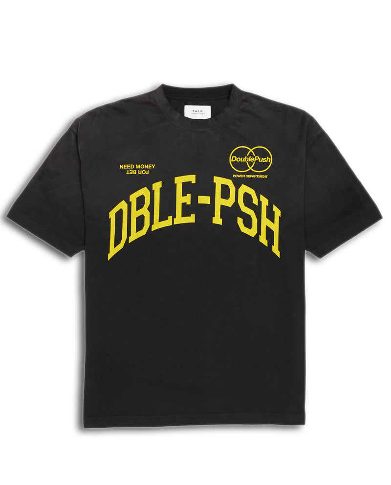 DBLE PUSH SHORT SLEEVE T-SHIRTS BLACK