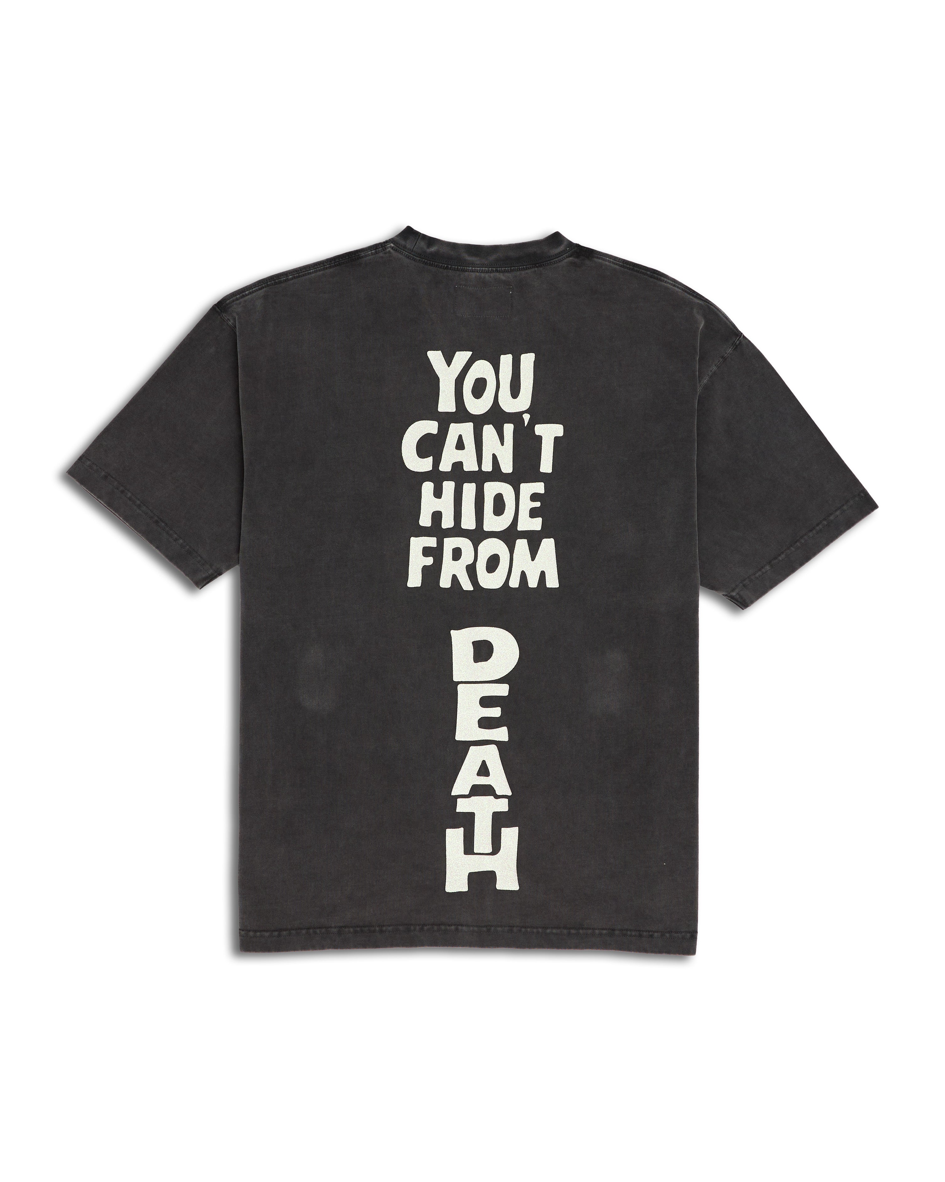 YOU CAN'T HIDE FROM DEATH SHORT SLEEVE T-SHIRTS BLACK – TAIN