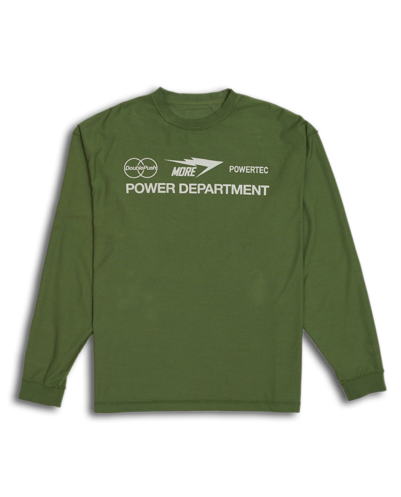 DOUBLE UP LONG SLEEVE T-SHIRTS KHAKI