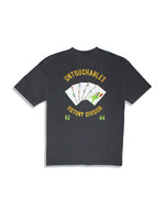 EMBROIDERY UNTOUCHABLES SHORT SLEEVE T-SHIRTS BLACK