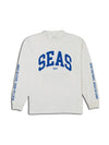 SEAS LONG SLEEVE T-SHIRTS / WHITE