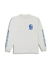 SIGNATURE LOGO LONG SLEEVE T-SHIRTS / WHITE
