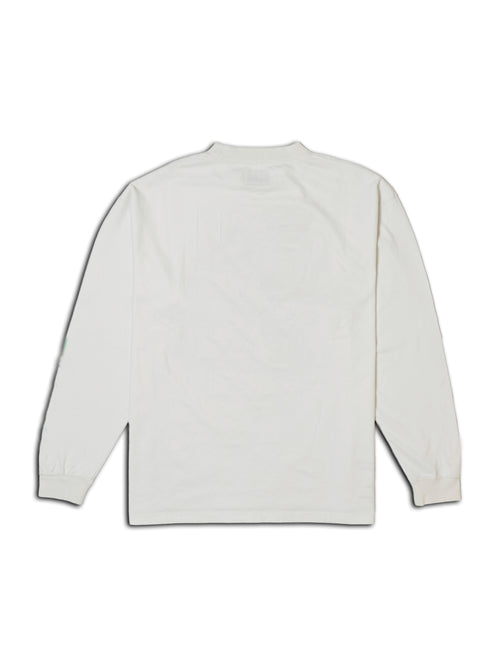 SIGNATURE LOGO LONG SLEEVE T-SHIRTS / WHITE