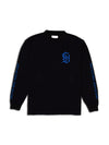 SIGNATURE LOGO LONG SLEEVE T-SHIRTS / BLACK