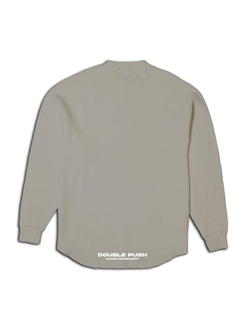 HEAVY WAFFLE LONG SLEEVE / BEIGE