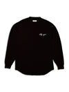 HEAVY WAFFLE LONG SLEEVE / BLACK