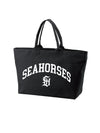 SH ARCH LOGO BIG TOTE BAG / BLACK
