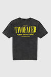 TWO FACED SHORT SLEEVE T-SHIRTS BLACK
