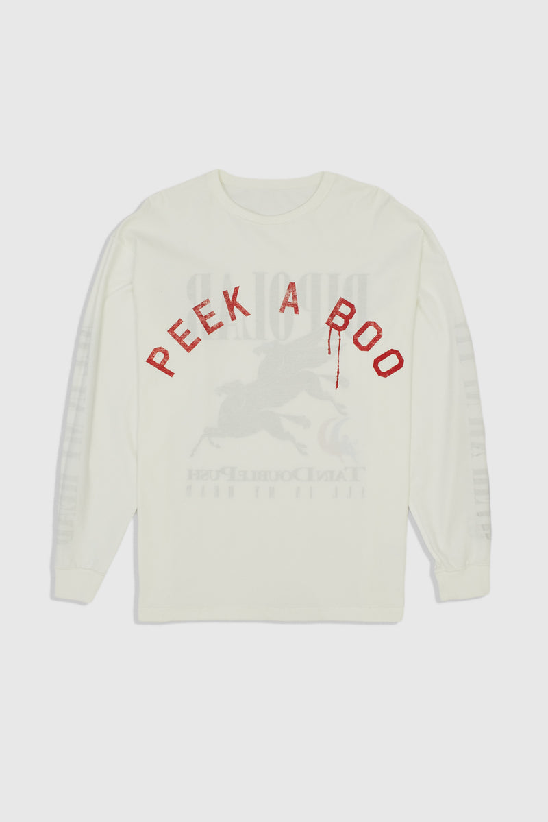 ALL IN MY HEAD LONG SLEEVE T-SHIRTS WHITE