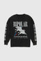 ALL IN MY HEAD LONG SLEEVE T-SHIRTS / BLACK
