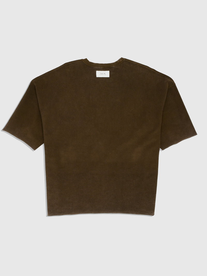 HELL YEAR SHORT SLEEVE SWEAT BROWN