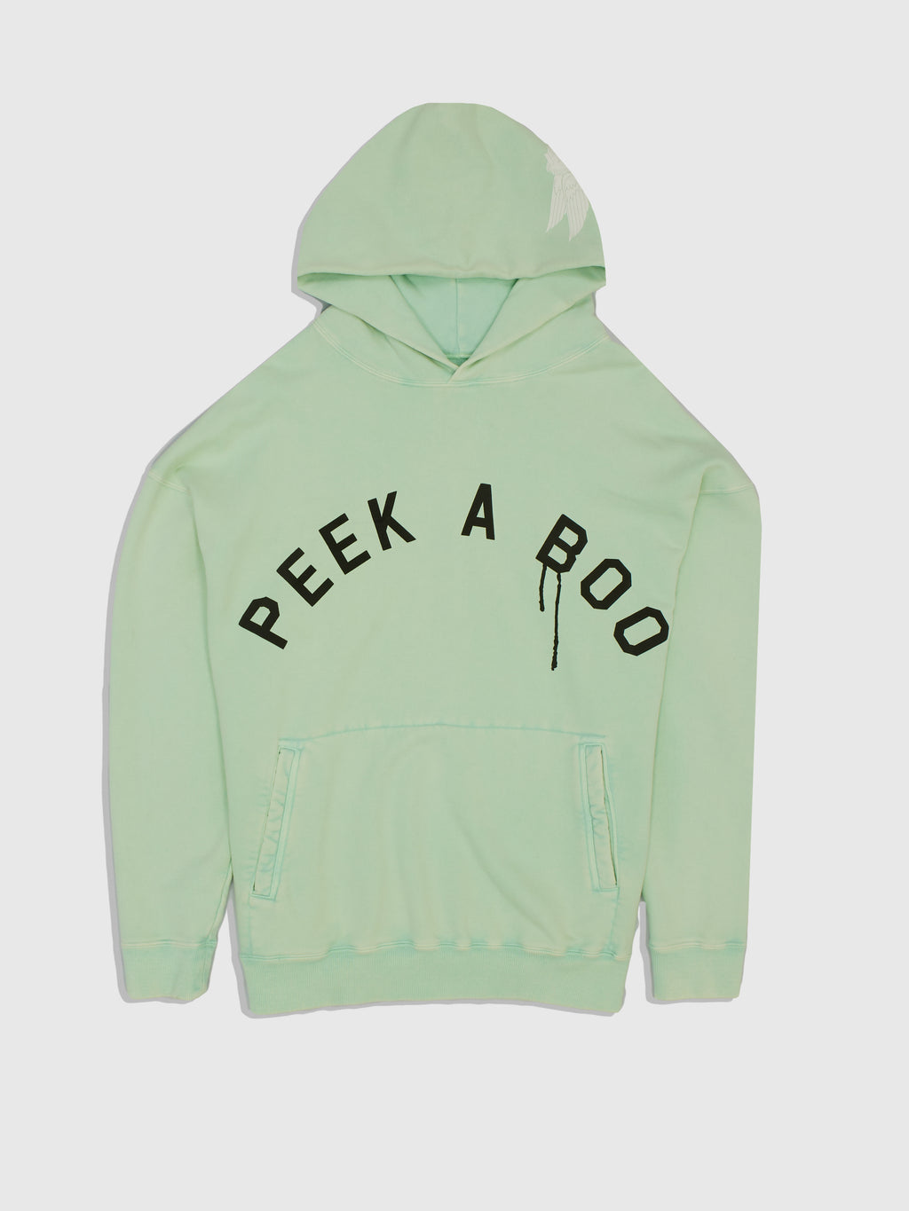 PEEK A BOO P/O HOODIE MINT – TAIN DOUBLEPUSH