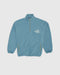 DOUBLE PUSH HALF ZIP FLEECE / SAX