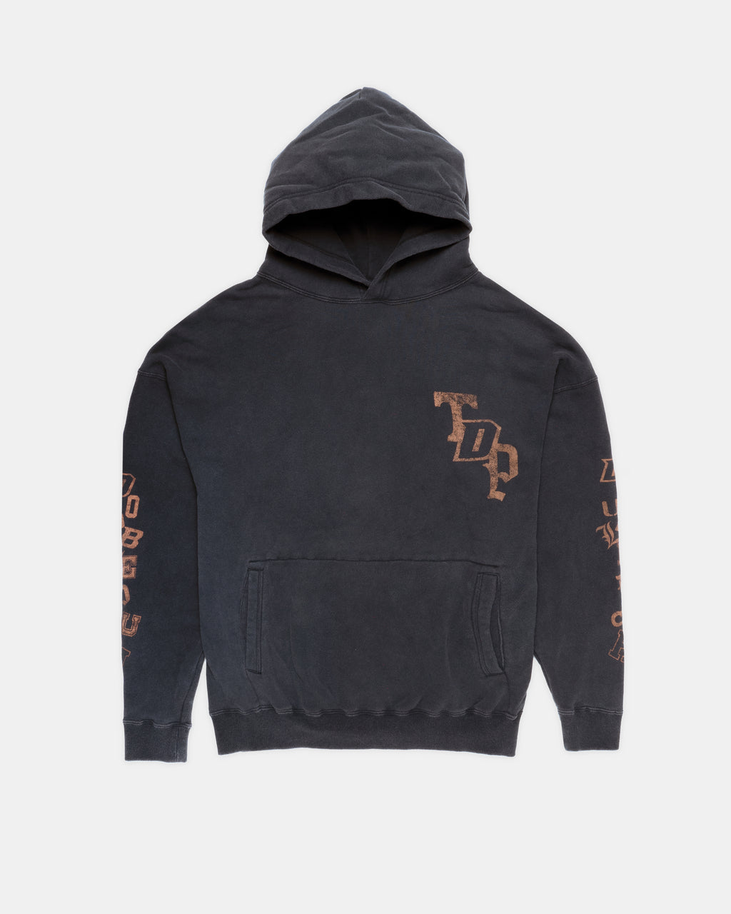DOUBLE PUSH HEAVY HOODIE BLACK – TAIN DOUBLEPUSH