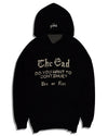 THE END KNIT P/O HOODIE BLACK