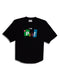 DOUBLE PUSH SHORT SLEEVE T-SHIRTS BLACK