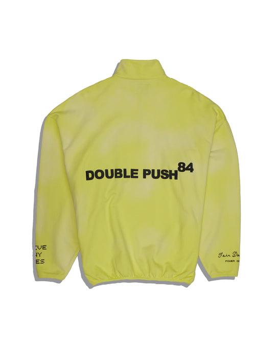 TAIN DOUBLEPUSH | DOUBLE PUSH HALF ZIP SWEAT / YELLOW | スウェット