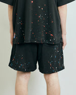 PAINTED WXXDER IN MESH SHORTS BLACK