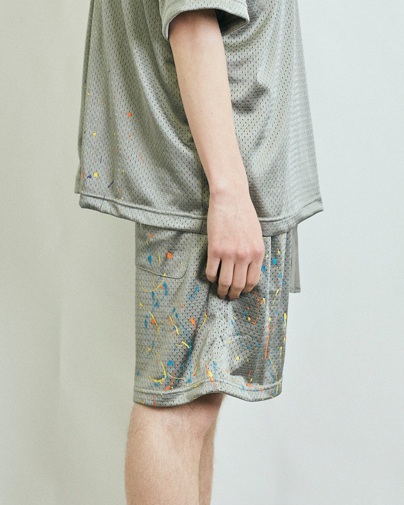 PAINTED WXXDER IN MESH SHORTS GREY